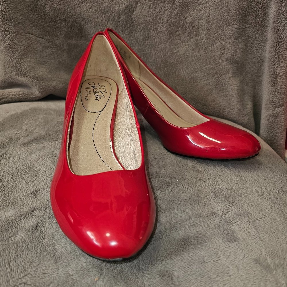 Life Stride, Raspberry Red Pump, Size 11N